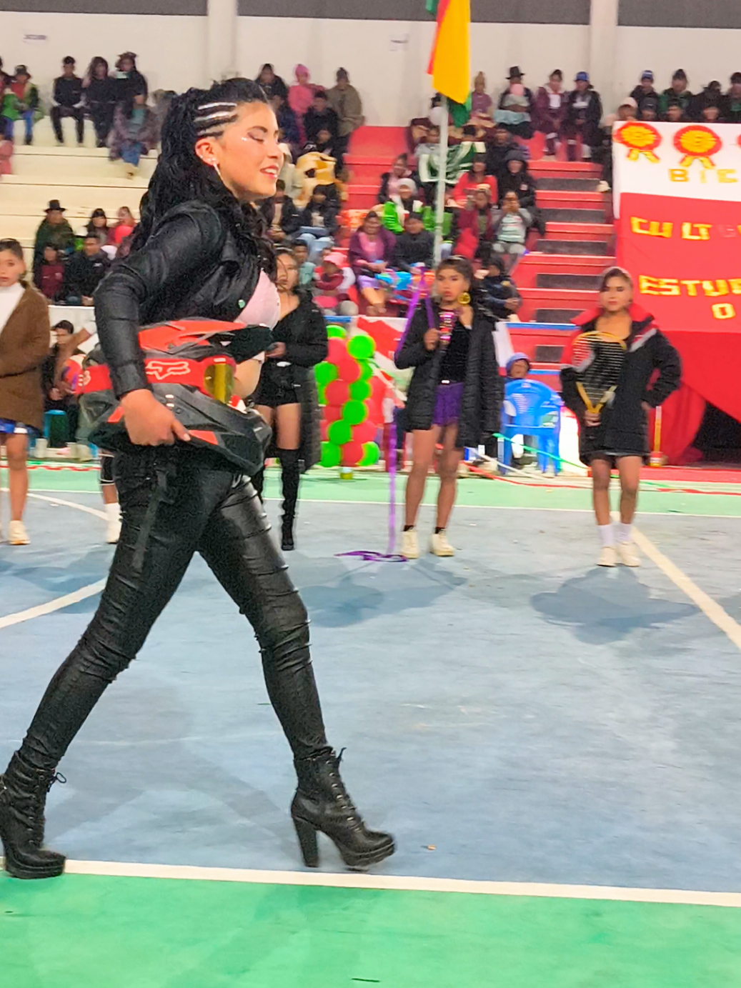 MISS SUB 14 EN TRAJE DEPORTIVO U. E. PALACIO TAMBO  #miss #missuniverse #palaciotambo #juegosestudiantiles #missyou 