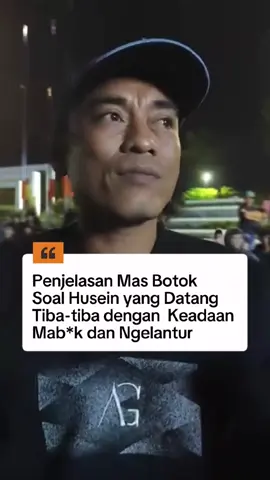 Koordinator AMPB, Supriyono alias Botok, menuding Husein datang ke posko dalam keadaan mabuk karena tercium bau alkohol, hingga akhirnya dikerumuni puluhan warga di Alun-alun Pati. #pati #botok #husein #sudewo #fyp 