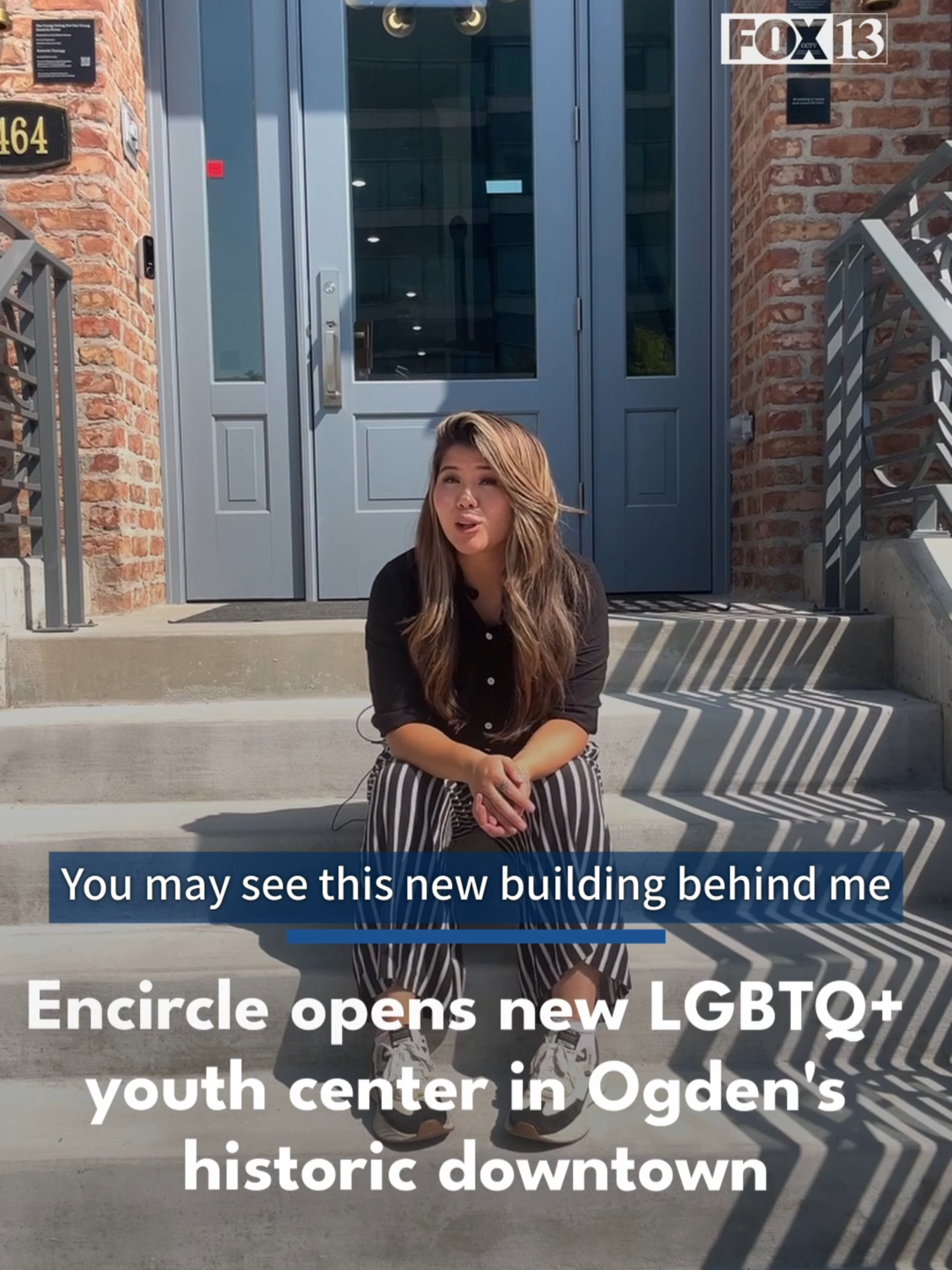 SUPPORTING YOUTH- There's something new to see along Washington Boulevard in Ogden's historic downtown — a colorful space that's now home to Encircle's fifth LGBTQ+ youth center, giving local teens a place to connect and belong. Encircle, a LGBTQ+ youth and family center, first opened in Provo in 2017. Encircle already has facilities in Provo, Salt Lake City, St. George, and Heber City. The Ogden location is the first from-the-ground-up build. With the support of donors and builders, a bare hillside has been turned into a welcoming place to belong. Find a link to the full story in our bio. FOX 13 News Reporter Mya Constantino. #News #fox13utah #saltlakecity #Utahnews #Utah #lgbtq