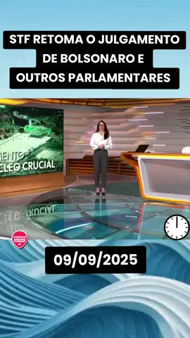 STF RETOMA O JULGAMENTO DE BOLSONARO E OUTROS PARLAMENTARES  #política #bolsonaro #ultimasnoticias #stf #julgamento 