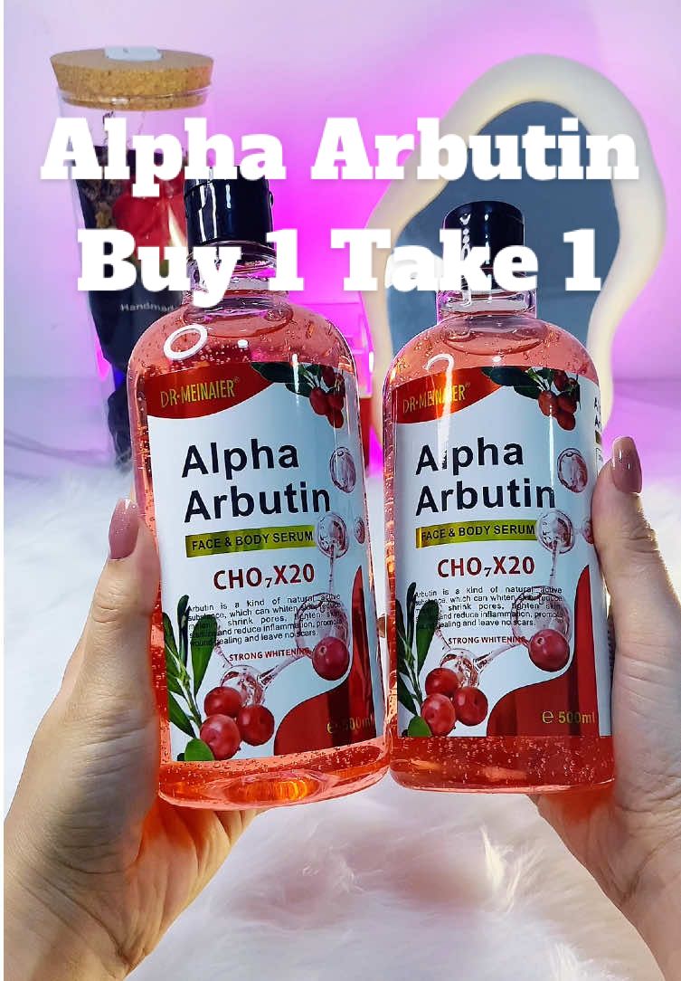 Buy 1 take 1 Alpha Arbutin body & face serum. Very effective talaga pam-paputi #alphaarbutin #alphaarbutinserum #serum #serumglowing 