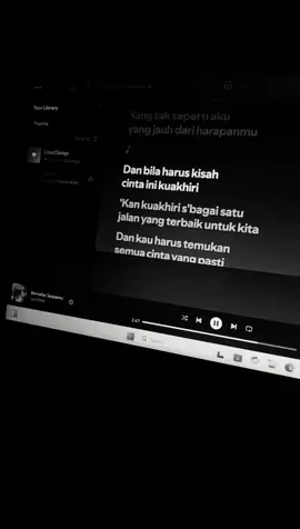 🎧🫀 #foryoupage #liriklagu #bernafastanpamu #lyrics #spotify 
