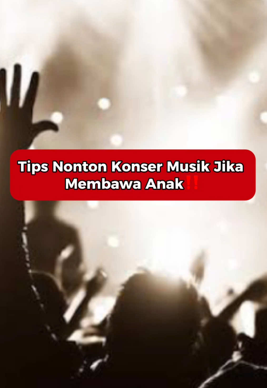Siapatau ada Mama dan Papa yang mau ngonserrr tapi bingung si Kecil nya harus diminta jagain sama siapaa?😕 Bawa aja Ma! Tapi tetap ikutin aturan konsernyaa yaa sama jangan lupa sediaaain barang-barang yang diperluin si Kecil!🫶🏻✨ #popmama #millenialmama #tipskonser #tipsparenting 