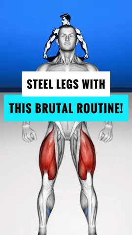 steel legs with this brutal routine #legday #leg #legs #gym #workout 