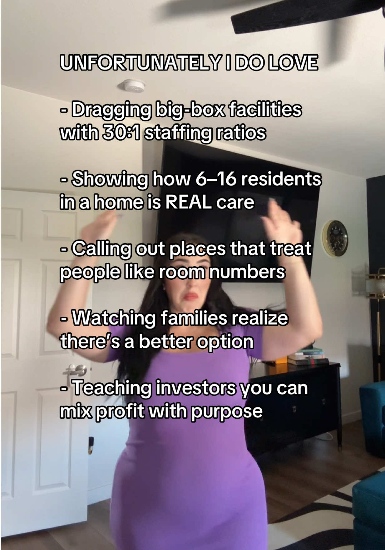 Hi, I’m Isabelle! I own 3 Residential Assisted Living homes that cash flow $30K a month, and I teach people across the country how to do the same.  You CAN do good and do well. Want to learn how? Let’s connect. 🤝#DoGoodDoWell #AssistedLiving #SeniorCare