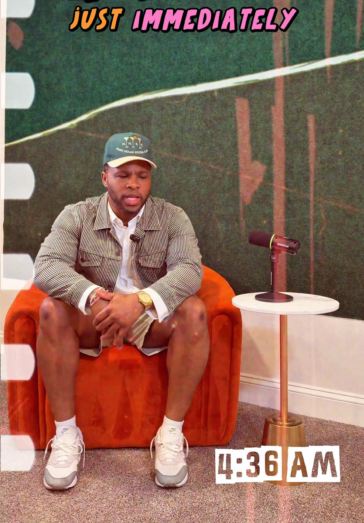 🌄 Chief Dreamer Dawn Drop-In 🌄 ⏰ Time: 4:36am 👕 Fit Check: Waist down? Summertime olive shorts + Air Max 1s. Cool, breezy, light work. 🩳👟 Waist up? White button-up, mustard/olive striped jean jacket, and a Marc Nolan snapback. Basically… business meeting on top, barbecue on the bottom 😂. 📋 Today’s Lineup: 📞 5 Calls 🤝 3 Meetings (including one with my Schreiber Philanthropy fam ✨) 💪🏾 1 Workout (still shaking from yesterday’s 6-mile cardio 🥶) ⸻ 🎯 Today’s Focus (Quote of the Day): “Thinking of food when you wake up isn’t the end of the world! Sheeesh 🤯🍳” ⸻ ✨ Mode today: keep it light, keep it moving, and don’t overthink the cravings—fuel up, lock in, and enjoy the flow. #ChiefDreamer #DawnDropIn #Leadership #Perspective
