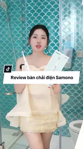 Review bàn chải điện Samono#tranganna #review #xuhuong #banchaidiensamono 