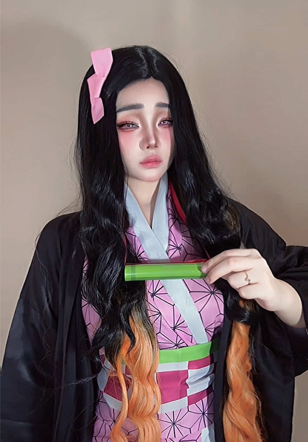 baru kali ini makeup cosplay tapi lagunya dangdut bro🤘🏽🤏🏻 #makeuptransition #transisi #transisimakeup #transition #douyinmakeup #aegyosalmakeup #douyin抖音 #makeup #xuhuongtiktok #nezukokamado #nezukokamadocosplay 