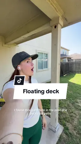 Yes my thought went “there’s a hole” -> “I should build a deck here” I still haven’t fixed the hole but I now have a gorgeous floating @Bison Level.Up Deck Pedestals deck with endless possibilities #BisonLevelUp #DIYdeck #adjustabledecksupport #outdoordecking #floatingdeck 