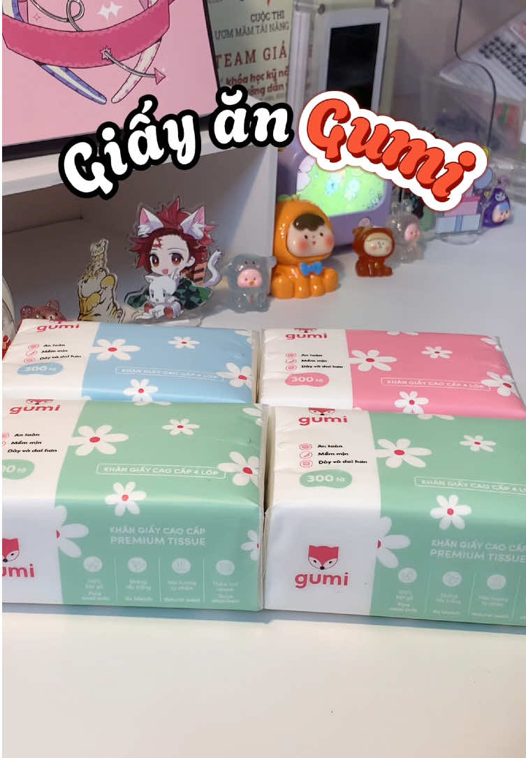 Khăn giấy tiện lợi dùng siu thích luôn#_mitunbox_ #unboxing #khangiay #gumi #giayangumi 