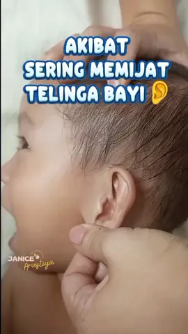 Akibat sering memijat telinga bayi👂 . . . . #tipsparenting #parenting #parentingtips #pijatbayi #pijatanak 