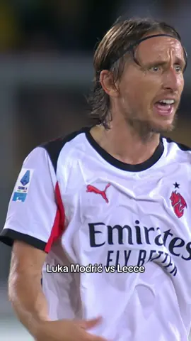 Luka Modrić vs Lecce ❤️🖤 #acmilan #modric #lukamodric #lukamodric #tiktokfootball
