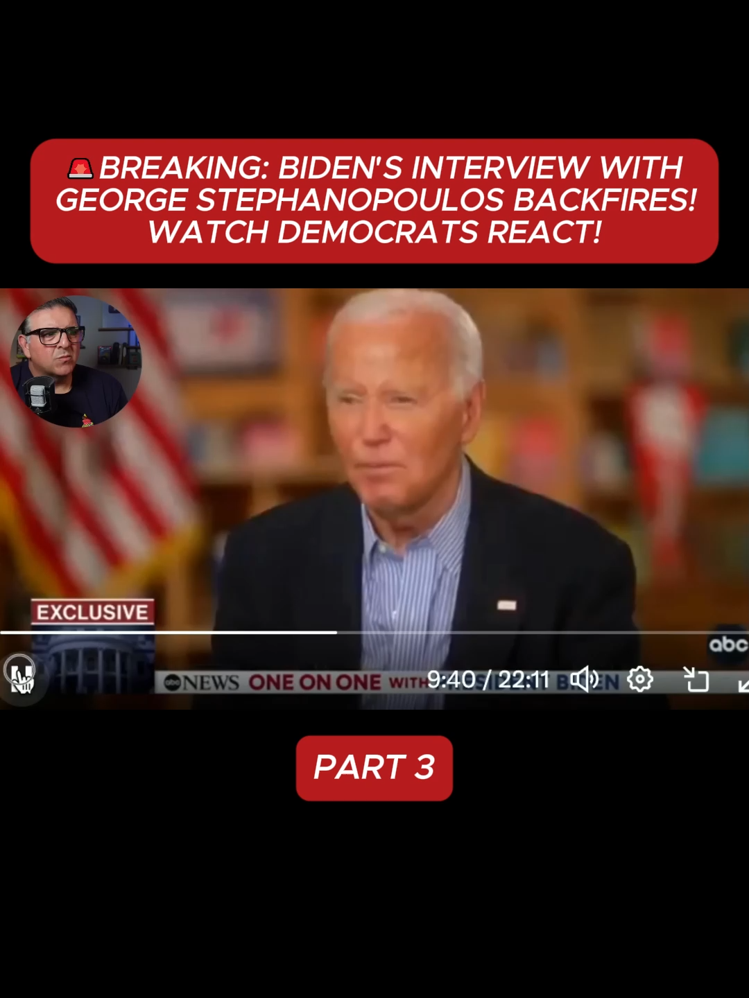 🚨BREAKING: BIDEN'S INTERVIEW WITH GEORGE STEPHANOPOULOS BACKFIRES! WATCH DEMOCRATS REACT! #INTERVIEW #news #BACKFIRES