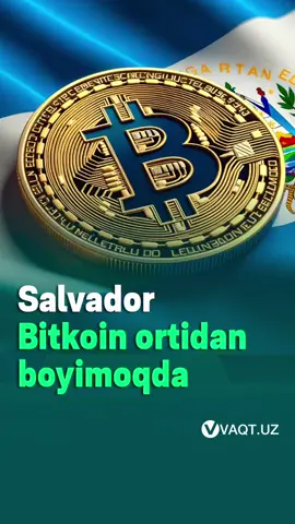 Salvador Bitkoin sotib olish ortidan boyib ketmoqda