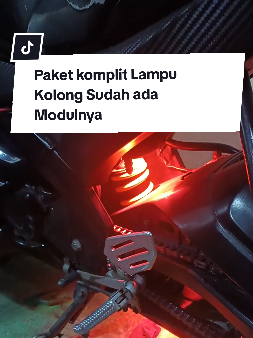 Pqmet lampu led kolong motor dan mobil bisa ,sudah termasuk kabel dan juga modulnya bisa diganti kedipan sesuai selera #viral #lampukolongmotor #lampukolong #lampuledkolong 