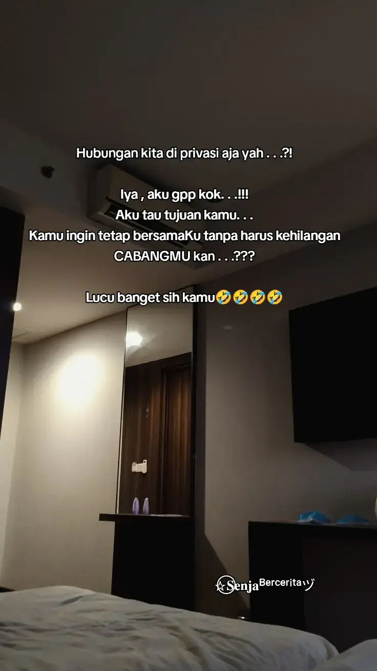 aku hanya ngimbangin kamu saja 🤣🤣 #senjabercerita🥀 