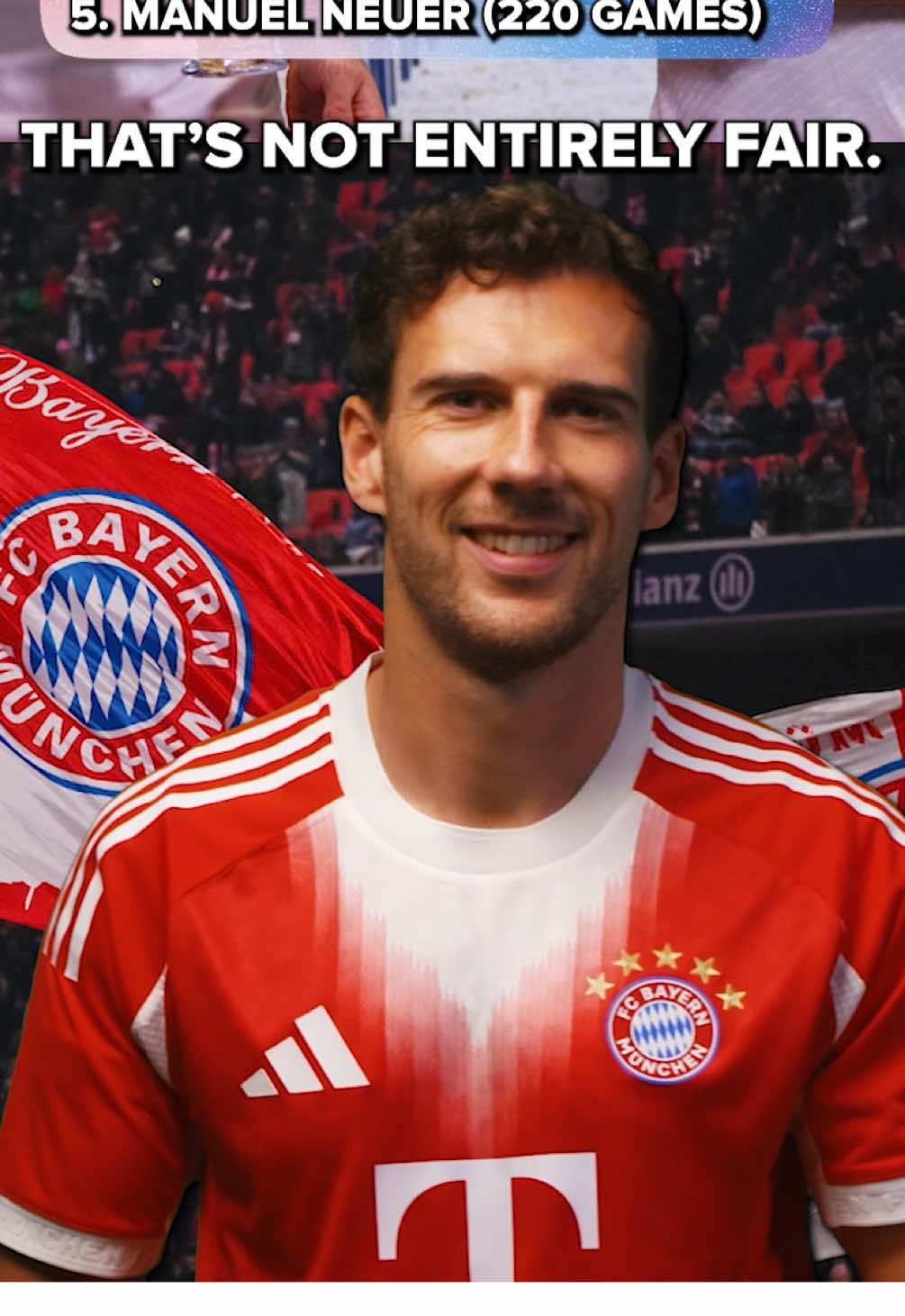 Can Leon Goretzka name the players he’s played with the most? 🤔 #bayern #bayernmunich #bundesliga #germany #ucl #championsleague 