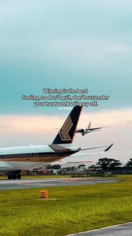 “Winning is the best feeling, so don’t quit, don’t surrender your hard work will pay off.” #aviation #Dreamers #Fyp 