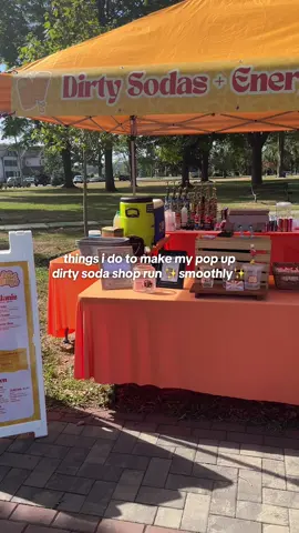 We like to keep things orangized over here!! Hopefully this helps you & gives you some tips!!  #dirtysoda #connecticut #popupshop #popuptent #sodashop