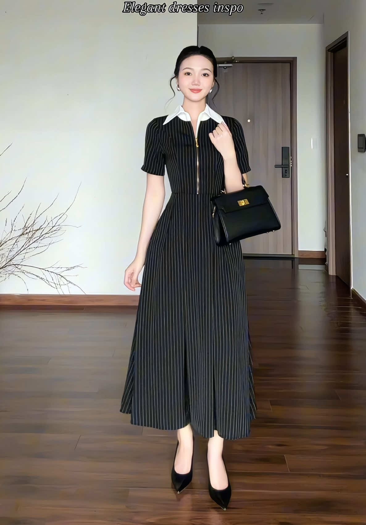Đến mùa mặc đầm dài đi làm rồi người đẹp ơi💃 ✨@COCOMAY Boutique✨ #review #elegantstyle #thoitrangcongso #dilammacgi #graduationdress 