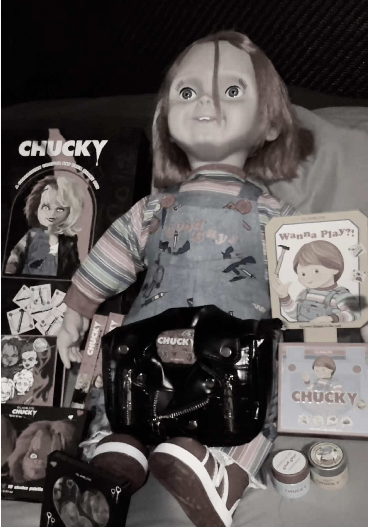 Chuckys Collab with Glamlite 🫶 Obsessed. #Chucky #glamlite 