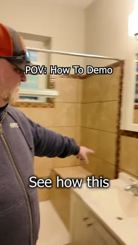What a way to demo 😂 #explore #construction #constructionlife #renovation
