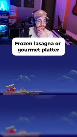 Frozen lasagna or gourmet platter #prophet #avia 
