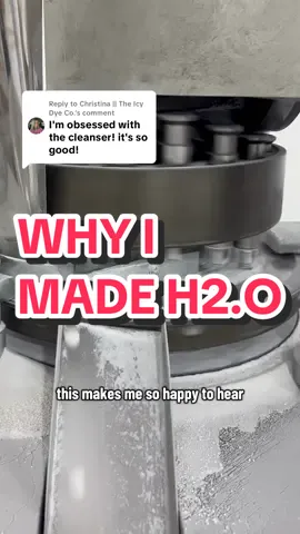 Replying to @Christina || The Icy Dye Co. H2.O Face Wash took over a year to create because I refused to launch just another cleanser. From the packaging to the formula, everything was designed to hydrate, nourish, and support real skin, not strip it. If you’re obsessed, same. #skincare 