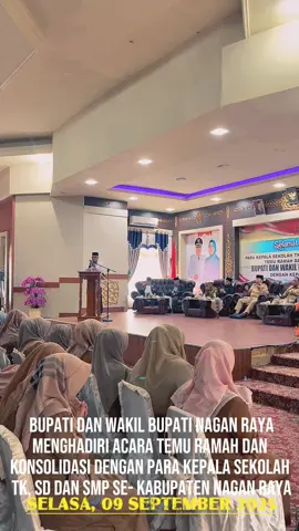 BUPATI DAN WAKIL BUPATI NAGAN RAYA DIDAMPINGI SEKRETARIS DAERAH SERTA PARA ASISTEN MENGHADIRI ACARA TEMU RAMAH DAN KONSOLIDASI DENGAN PARA KEPALA SEKOLAH SE- KABUPATEN NAGAN RAYA #bupatinaganraya #wakilbupatinaganraya #fyp #naganraya 