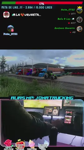 DIA LLUVIOSO EN EL CAMPO. #viral #eurotrucksimulator2 #ETS2 #simulacion #truckersoftiktok @Ebute Gamer 