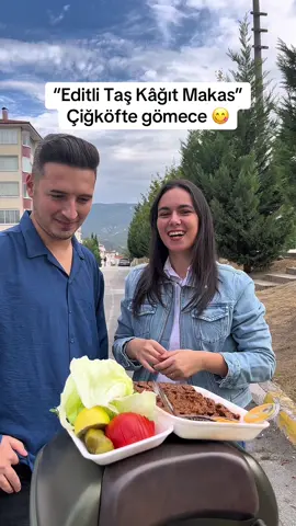 Editlere çok güldüm 😂😂 #yemek #yemekyemek #yemekvideoları #taşkağıtmakas #çiğköfte 