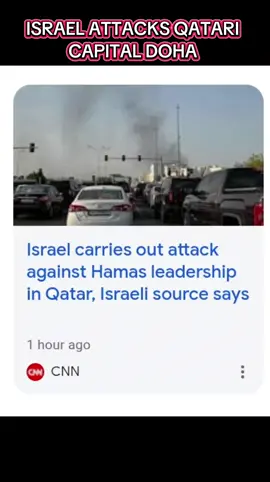 #Israel Has Carried Out An Attack On #Qatar Capital Doha Supposedly Targeting #hamas Leadership In #Doha 🚨 #palestine 