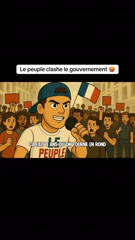 Le peuple clashe le gouvernement 🥵  #battlerap #parodie #politique #macron #gouvernement 
