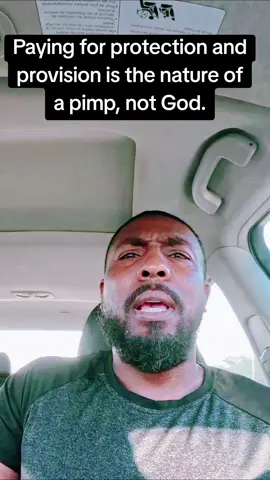 It is a #pimp relationship, not God.