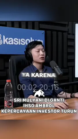Sri Mulyani diganti, IHSG Ambruk #andryhakim #srimulyani 