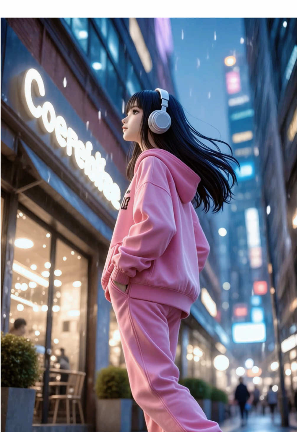 Relaxing me  #chillgirl #chillmusic #tiktokart #fyp #StreetStyle 