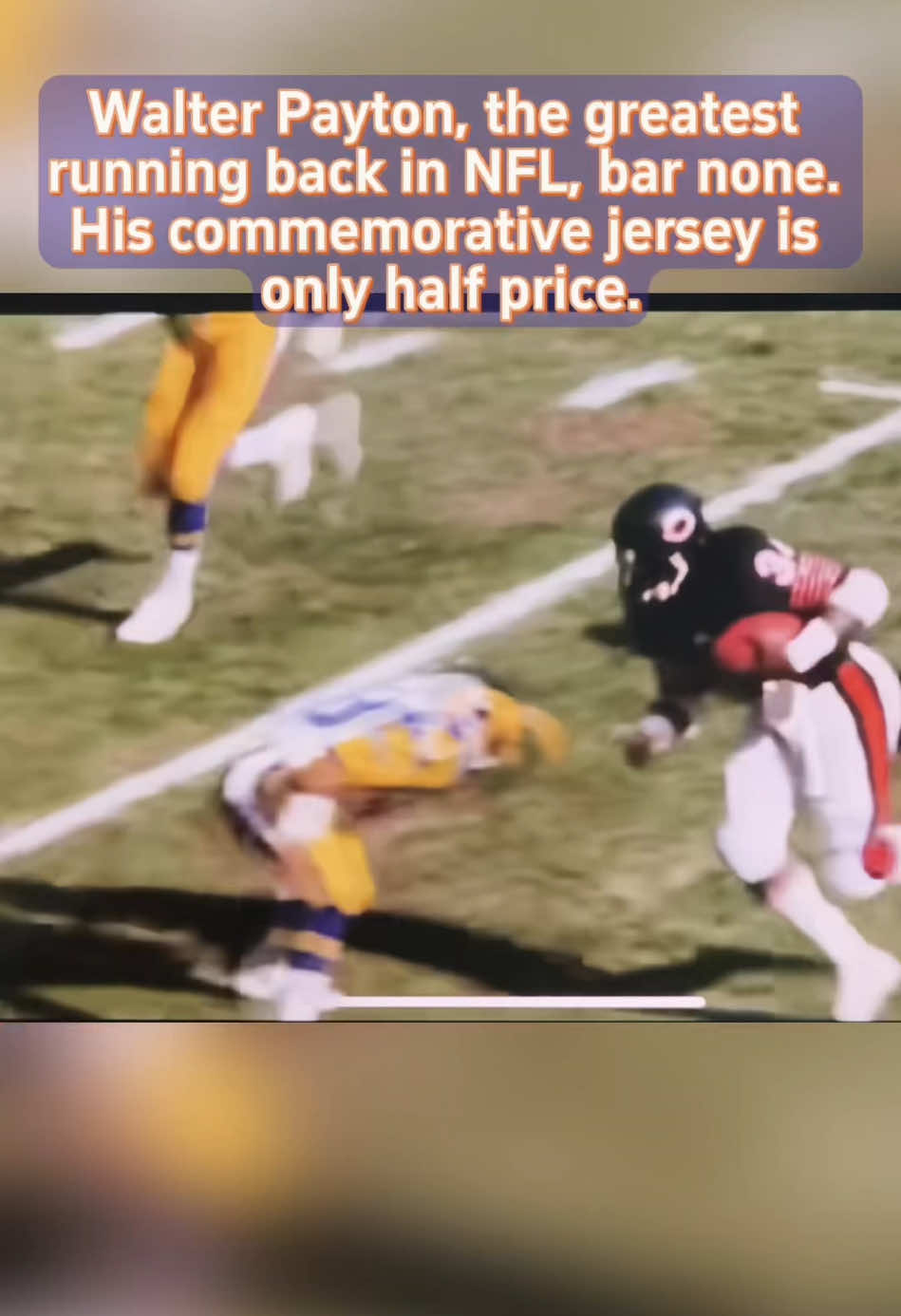 Do you remember this man #tiktokshoplabordaysale #tiktokshop #footballjersey #walterpayton #footballtiktok 