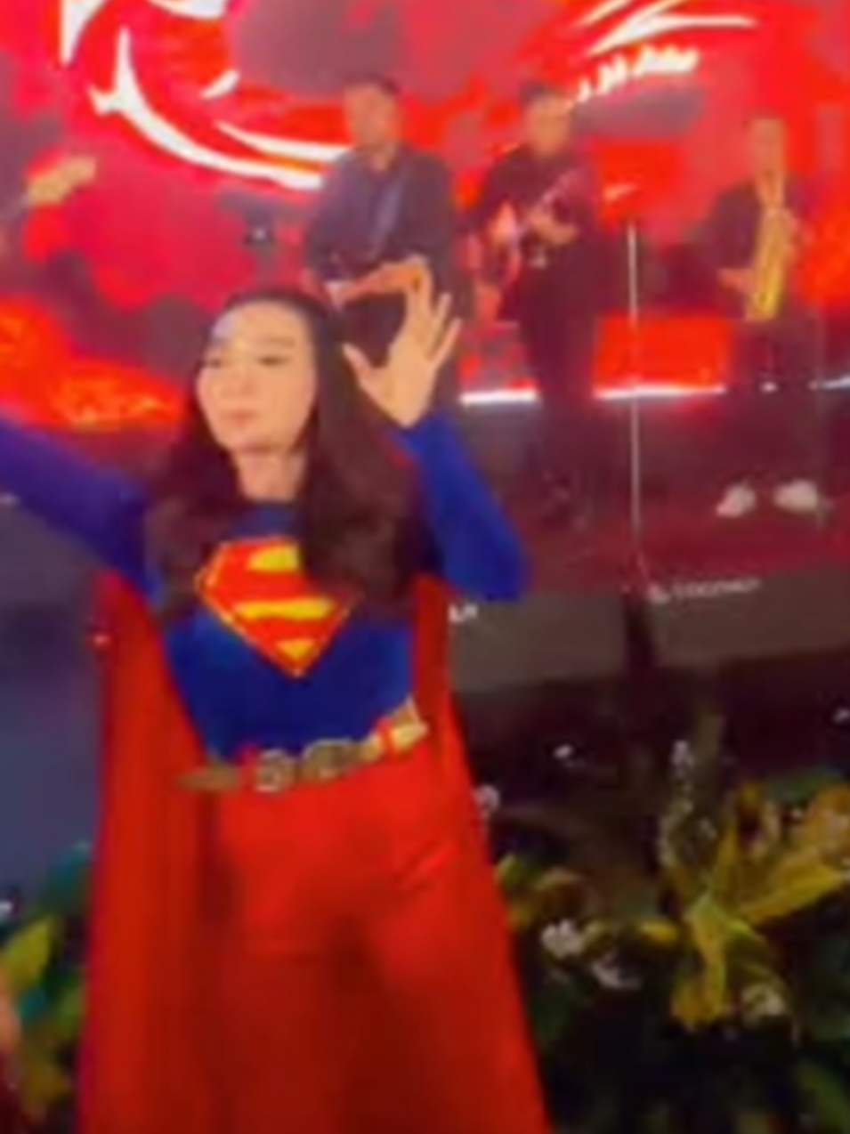 Lucu Difarina pake kostum Super Woman, jadi Super Difa 😂 #difarina #difarinaindra 