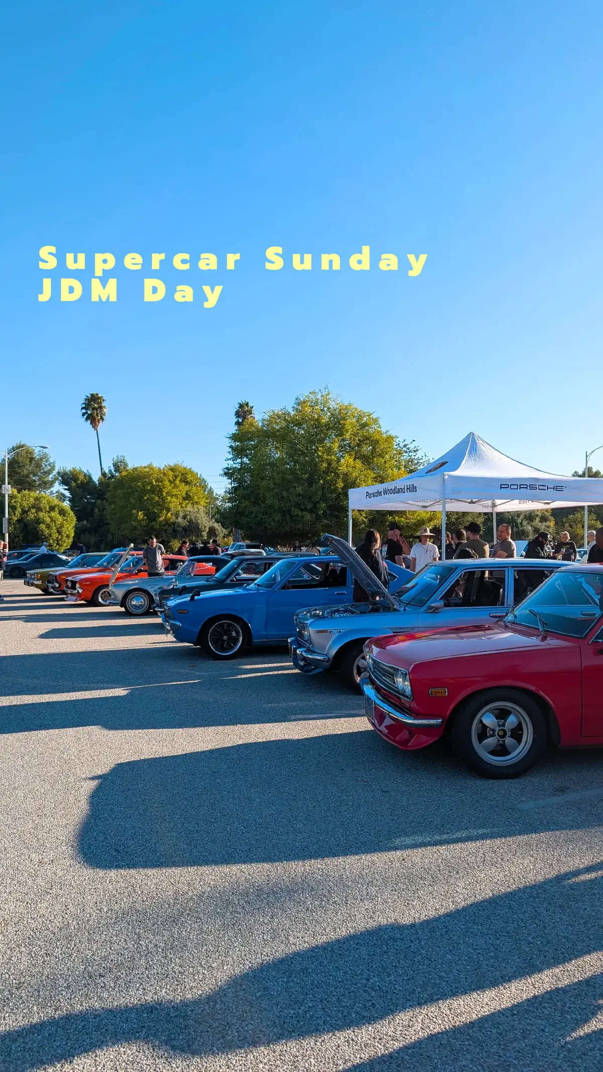 Went with my bestie @Christina Jimenez to Supercar Sunday, this weekend's theme was classic Japanese cars! I haven't taken the Prelude to an event in a while, so it felt good that she got some attention. I love this show because it's always great to a wide variety of cars, including old Datsuns, Toyotas, Hondas, Porsches, BMWs, Fords, quirky cars, hot rods, and more. There were so many amazing cars I couldn't just pick one favorite, so I took pics of everything that caught my eye. 🩷  #supercarsunday #socalcarculture #jdmcars #cartokhub🚗 #carsandcoffee 
