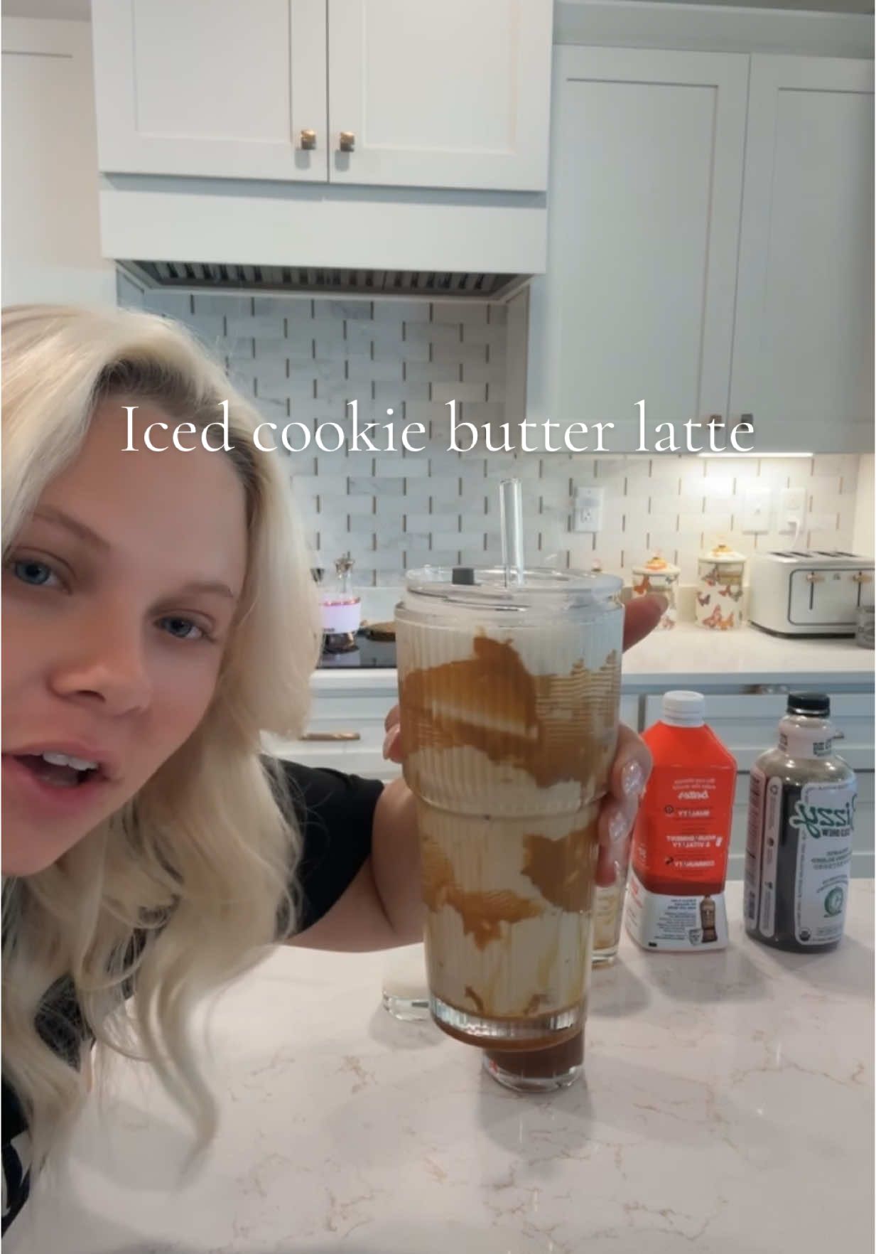 Soooooo freaking good I am so excited about this!!! #coffeetok #cookiebutter #icedcoffee 