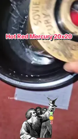 Hot Red Mercury 🧐🤔  #mercury  #red #testing #viral #cercatorsearchinsightview2025 