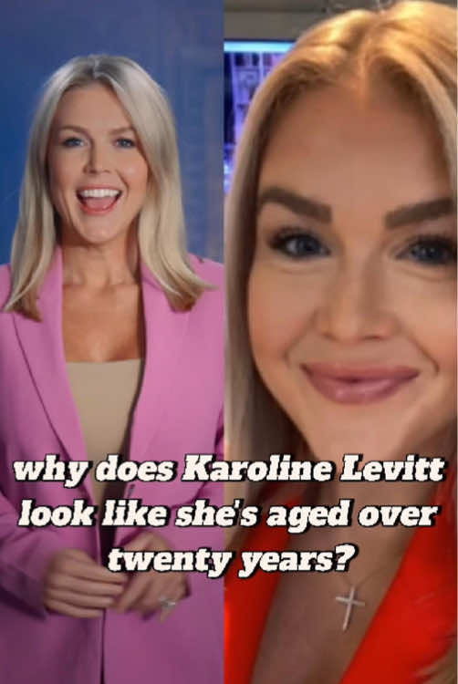 Why does Karoline Levitt look like she's aged over twenty years? No one realized she made three shocking moves within 24 hours after the Open to utterly defeat all her opponents.#tiktok #fyp #fypシ #fouyoupage #karolineleavitt2025 