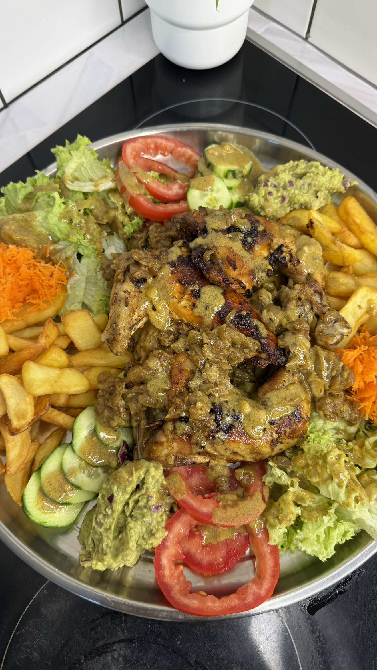 Sauce poulet sauce guinar recette facile simple et rapide #cook #pourtoi #tiktokfrance🇨🇵 #tiktokfood #food 