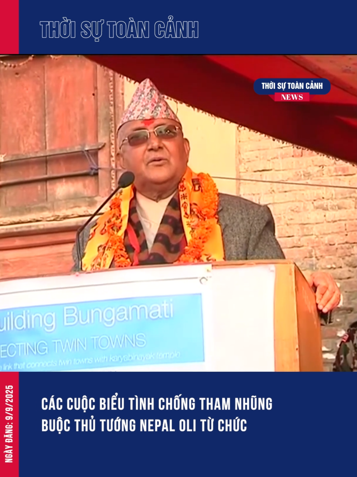 Các cuộc biểu tình chống tham nhũng buộc Thủ tướng Nepal Oli từ chức #nepal