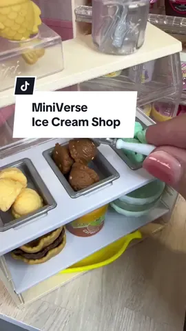 MiniVerse Ice Cream Shop is open for business-what are you ordering🤗🥰 @Miniverse #miniatures #miniverse #makeitminispaces #miniverseremix 