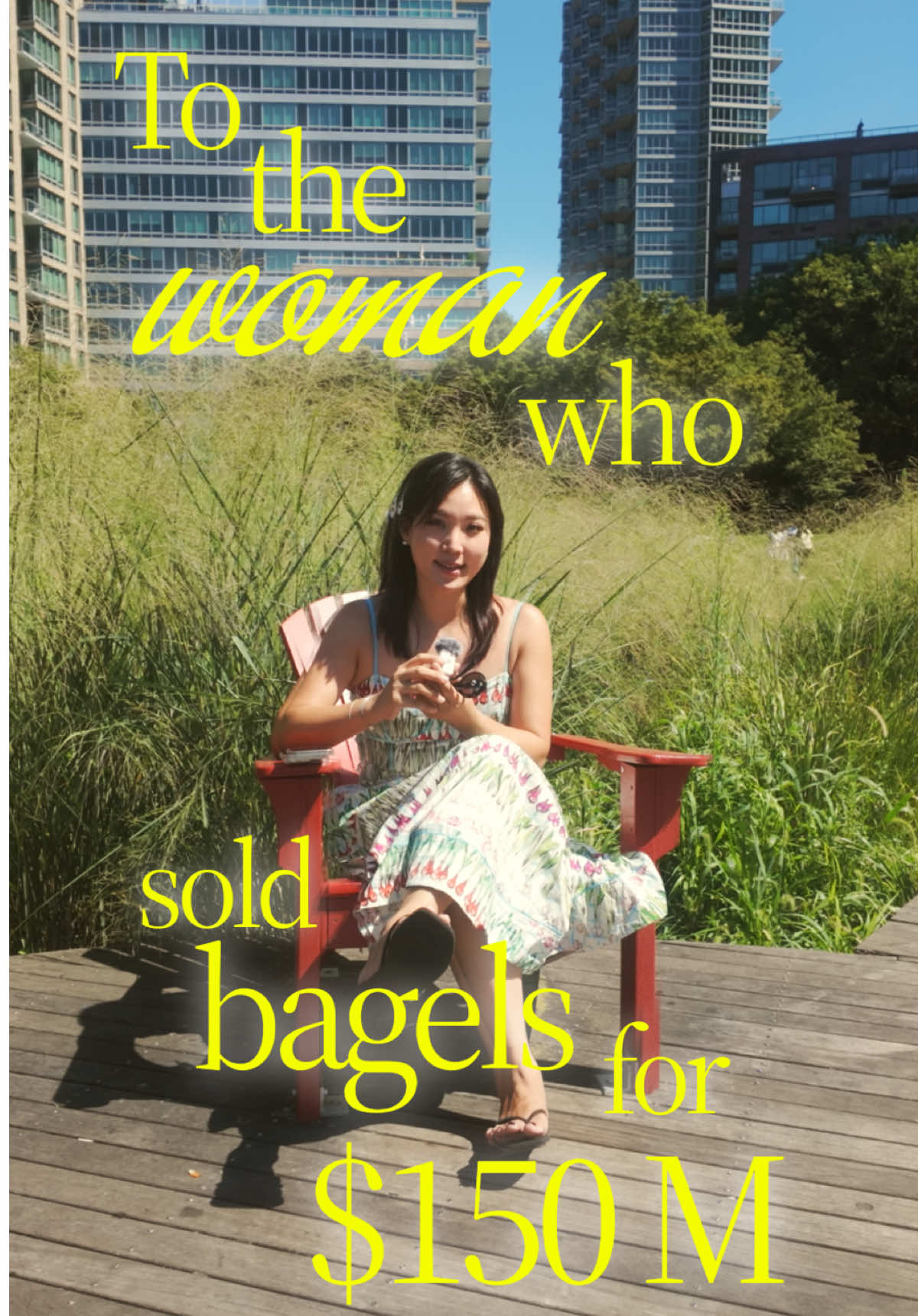 I never thought I’d be writing a love letter to someone who makes bagels. 🥯  But then I discovered Ryo. She opened her first café at 49. Four years later, she sold it for $150M.  But what inspired me wasn’t the business success, it was how unapologetically herself she was in the process.  In a culture that often tells you to blend in, Ryo chose to stand out. She reminded me that it’s never too late to start over, to pivot, to chase freedom instead of achievements.  This is my love letter to her. 💌 #inspirational #startover #freedom 