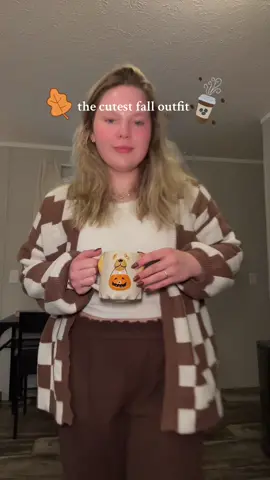 the best feeling is coming 🧸🤎🤍🍂🍁☕️ #falloutfits #barrelsweatpants #fyp #foryoupage #tiktokshopfinds 