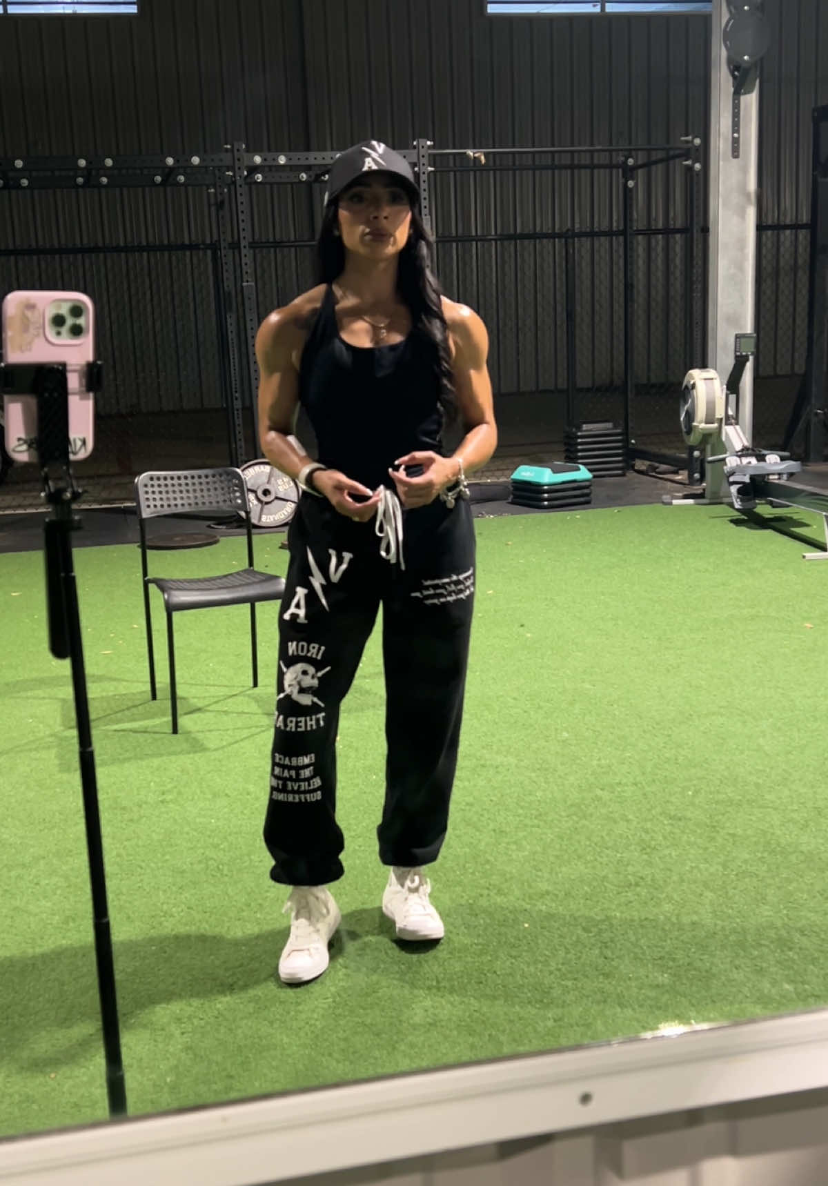Just get it done! You’ll thank yourself later I promise 🙌🏼  #gymgirl #GymLife #triceps #GymTok #fitmom