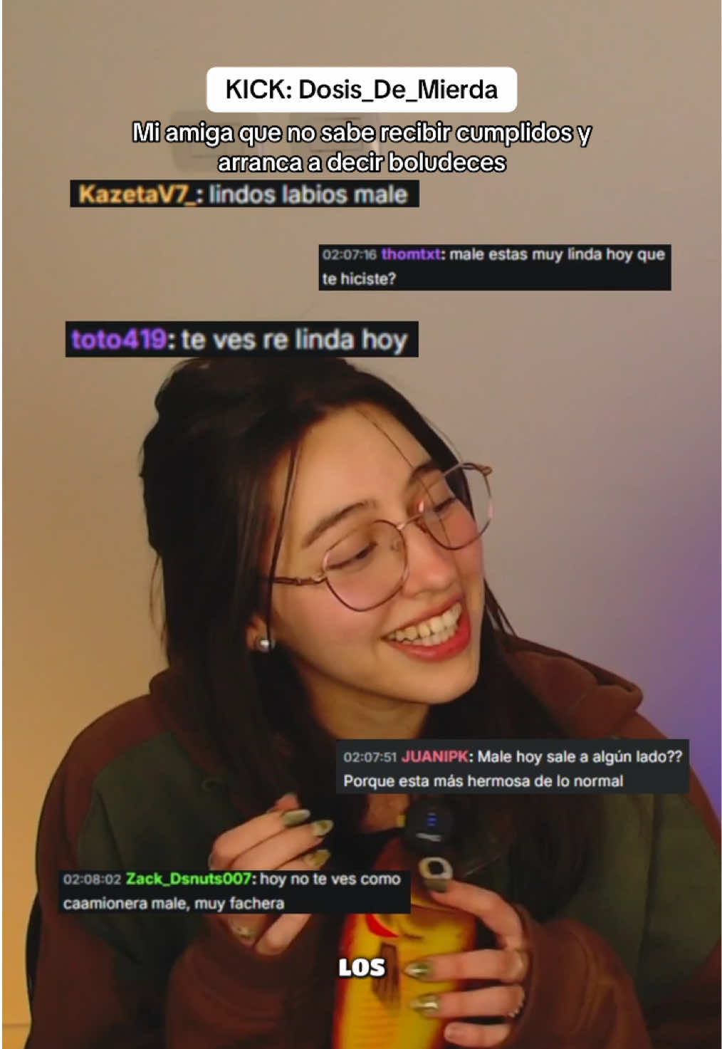 Basta de cumplidos che🔪🔪 #cumplido #alagos #humor #kickclips #kick #stream #chamuyos #nervios #hombres #incomodo #vergonzoso 