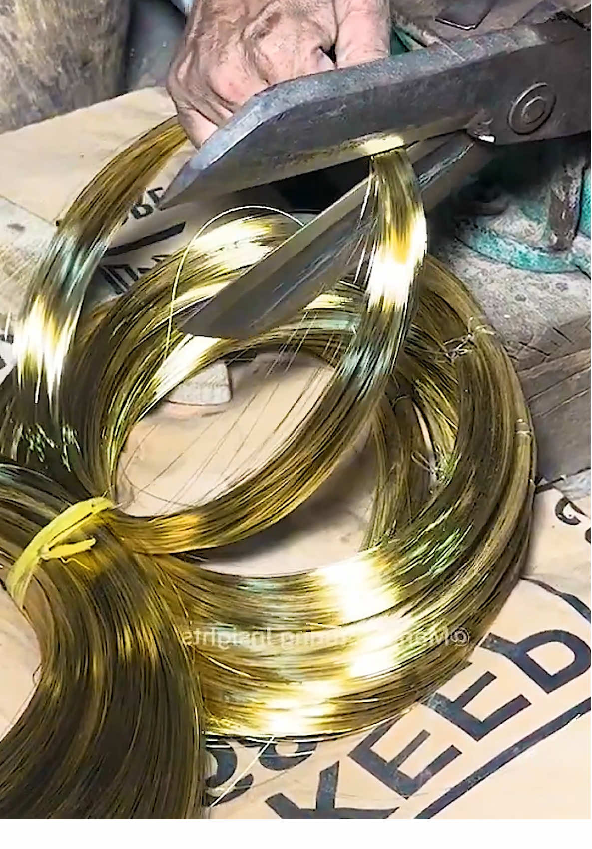 Traditional Handmade Brass Wire Brushes #fyp #brass #cleaning #broom #sweeper 